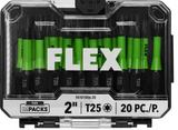FLEX FA101006-20 20PC T25 IMPACT BIT