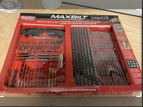 MaxBilt MX-15300 MAXBILT 300PC BIT SET