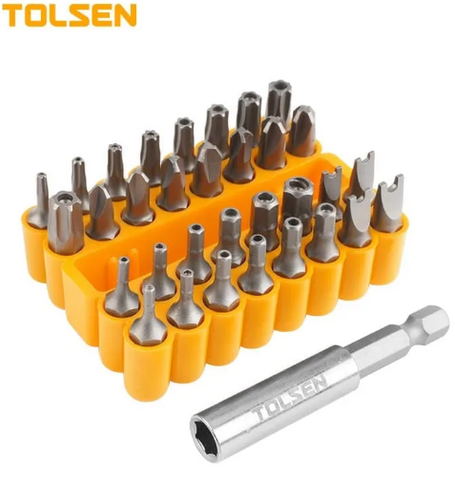 TOLSEN 20369 33PC SECURITY BITS