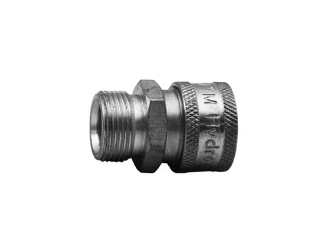 SS COUPLER 3/8 QC X M22PLUG(15MM)