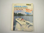 CLYMER CHRYSLER/FORCE OUTBOARD SHOP MANUAL 1966-1988 BOOK# B750
