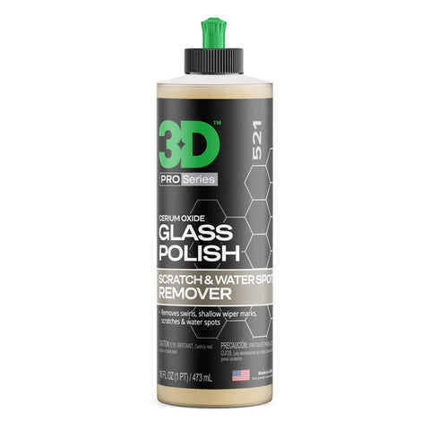 3D GLASS POLISH 16 OZ 521OZ16