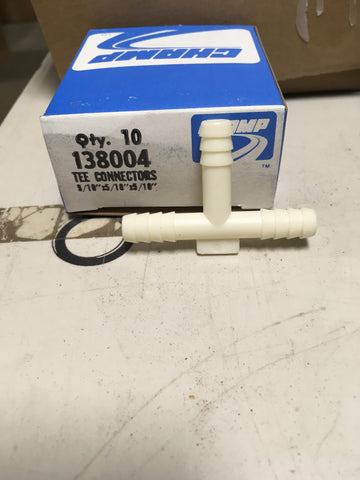 CHAMP 138004 TEE CONNECTORS 10 PACK