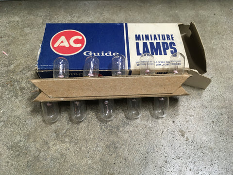 AC  49 2V MINATURE LAMPS 10PK