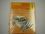 HAYNES MANUAL BOOK 138 HONDA 360, 600 & Z COUPE 1967-1975