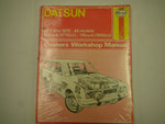 HAYNES MANUAL BOOK 372 DATSUN 610 1972-1976