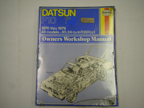 HAYNES MANUAL BOOK 368 DATSUN F10 1976-1979