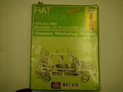 HAYNES MANUAL BOOK 479 FIAT STRADA 1979-1980