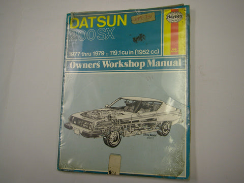 HAYNES MANUAL BOOK 402 DATSUN 200 SX 1977-1979