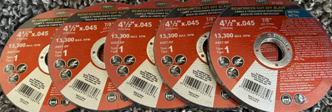 973840 MIBRO 4.5"X.045" CUT OFF WHEEL