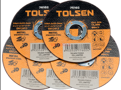 TOLSEN 977660 4.5" CUT OFF WHEELS (5 PK)