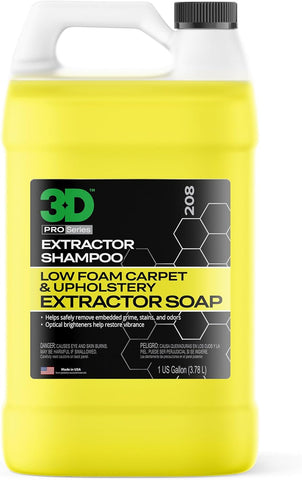 3D 208G05 3D EXTRACTOR SHAMPOO 5 GAL  208G05