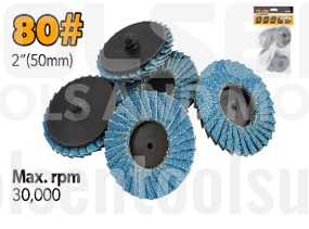 TOLSEN 95092 80# 2" ROL LOCK FLAP DISC