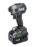 FX1371A-2B 1/4" IMPACT DRIVER KIT WITH BATTERY