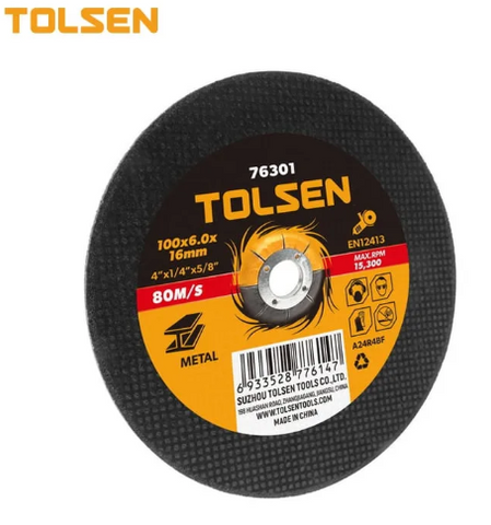 TOLSEN 76101 4''X3/64''X5/8'' CUT OFF 50/400