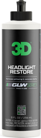 3D HEADLIGHT RESTORE 8 OZ 355OZ8