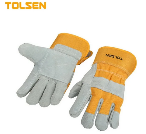 TOLSEN 45024 LEATHER PALM GLOVES DELUXE XL