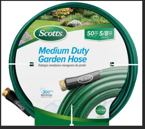 SCT30072 SCOTTS 100'X5/8" MED HOSE