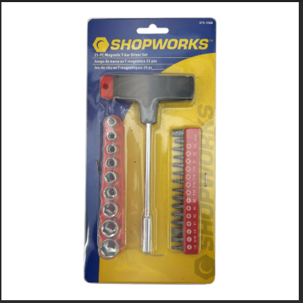 TOLSEN 575-1068 SHOPWORKS 25PC T-BAR