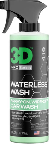3D WATERLESS CAR WASH 16 OZ  419OZ16