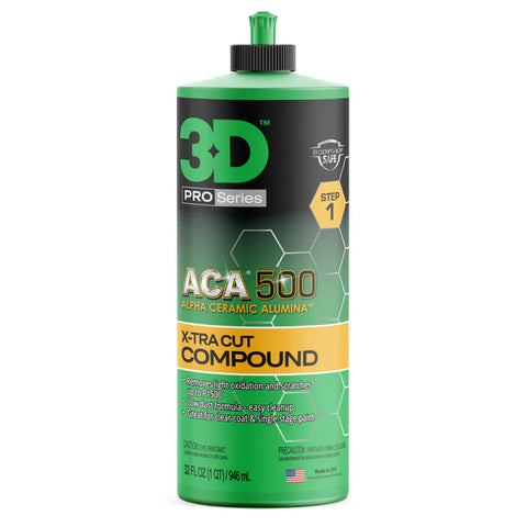 3D ACA X-TRA CUT COMPOUND 8 OZ 500OZ08
