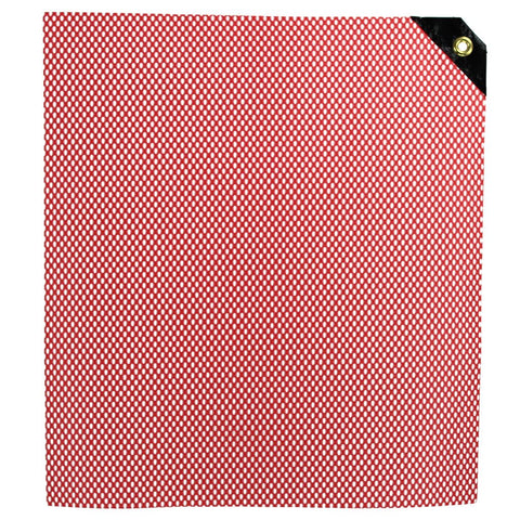 OVERSIZE WARNING PRODCUTS 11137 24" X24" H.D. GROMMET RED FLAG